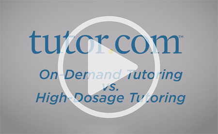 PRC HDT Video Cover - High-Dosage vs. On-Demand Tutoring