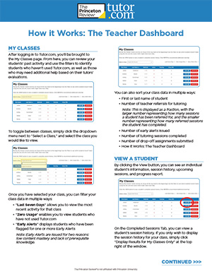 Teacher Dashboard Guide - cover