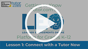 Connect with a Tutor Now Video Cover