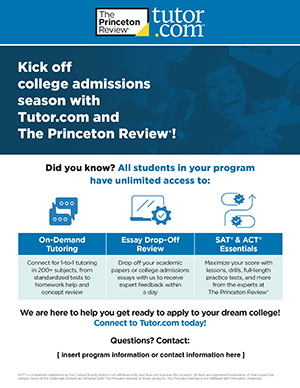 College Admissions Flyer - pdf cover