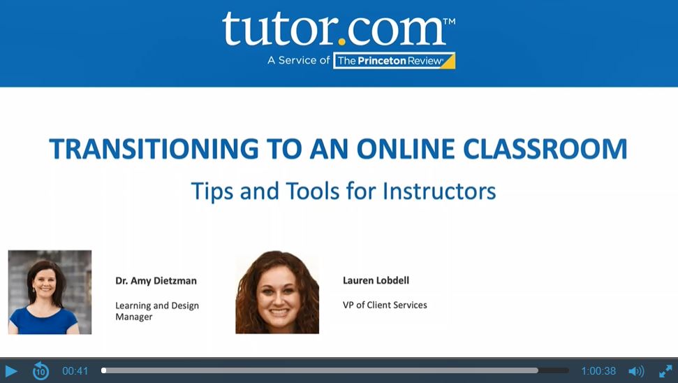 Webinar: Transitioning to Online Instruction for K-12 Teachers - cover